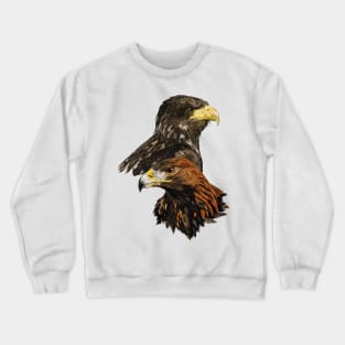 Golden Eagle and European Pigargo Crewneck Sweatshirt